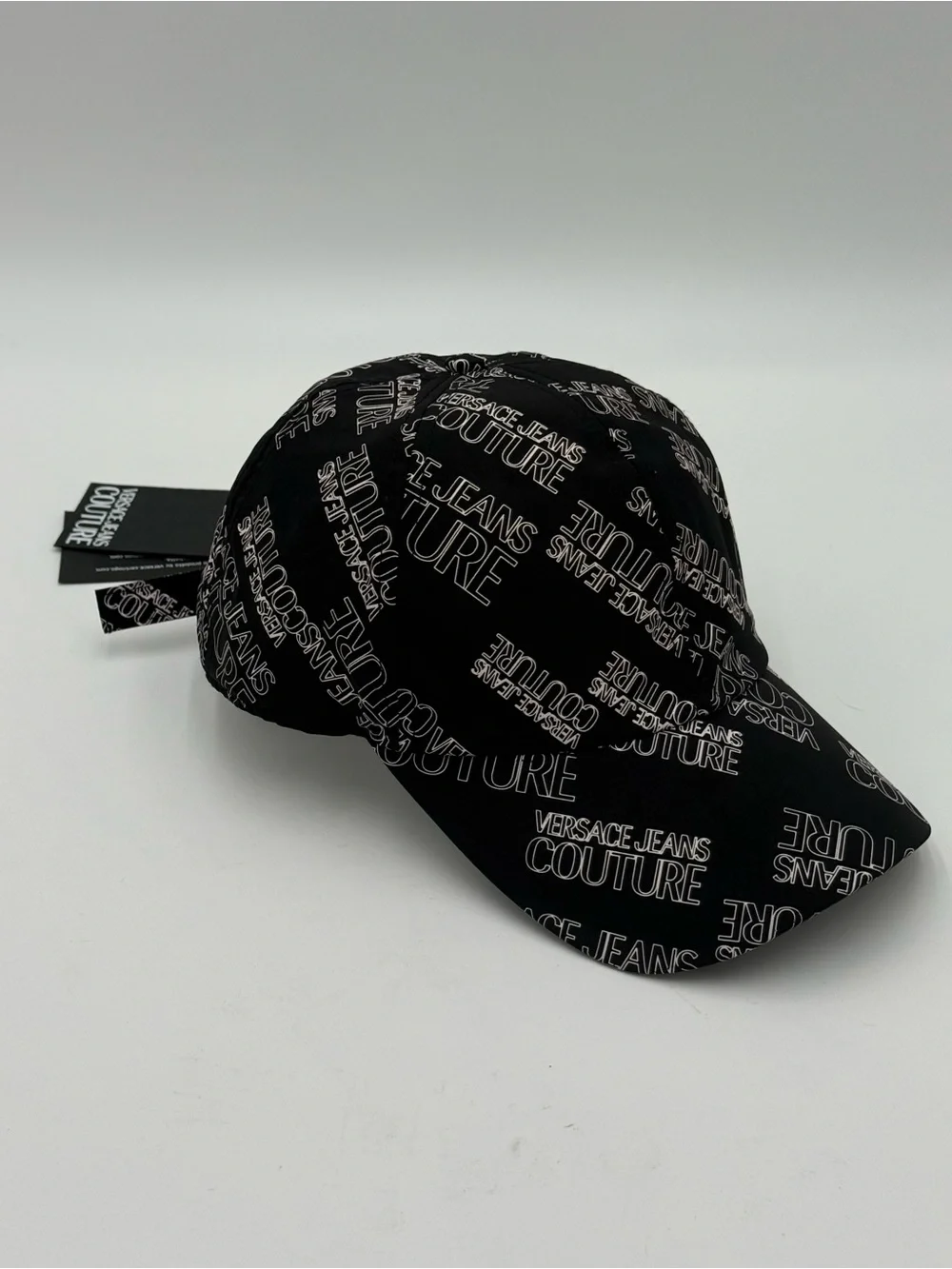 Versace Jeans Couture Black Logo Baseball Cap
